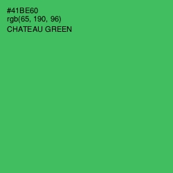 #41BE60 - Chateau Green Color Image