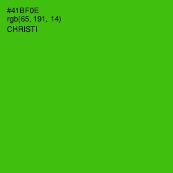 #41BF0E - Christi Color Image