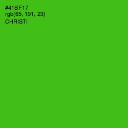 #41BF17 - Christi Color Image