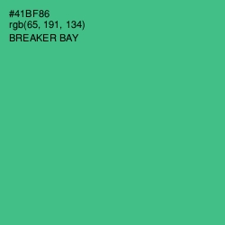#41BF86 - Breaker Bay Color Image
