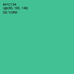 #41C194 - De York Color Image