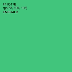 #41C47B - Emerald Color Image