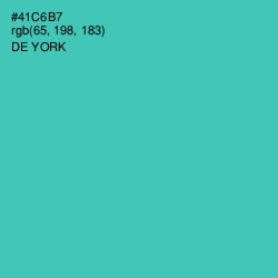 #41C6B7 - De York Color Image