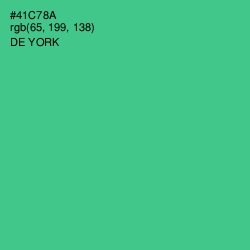 #41C78A - De York Color Image