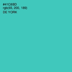 #41C8BD - De York Color Image