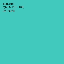 #41C9BE - De York Color Image