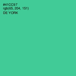 #41CC97 - De York Color Image