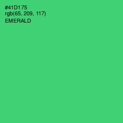 #41D175 - Emerald Color Image
