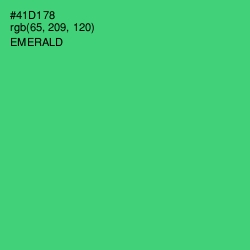 #41D178 - Emerald Color Image