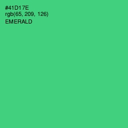 #41D17E - Emerald Color Image