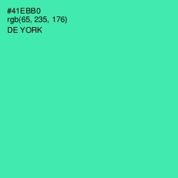 #41EBB0 - De York Color Image