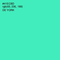 #41ECBD - De York Color Image