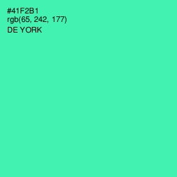 #41F2B1 - De York Color Image
