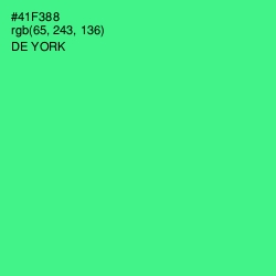 #41F388 - De York Color Image