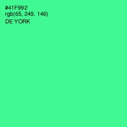 #41F992 - De York Color Image