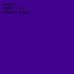 #42018F - Pigment Indigo Color Image