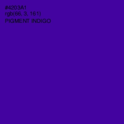 #4203A1 - Pigment Indigo Color Image