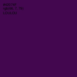 #42074F - Loulou Color Image