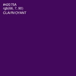 #42075A - Clairvoyant Color Image