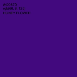 #42087D - Honey Flower Color Image