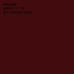 #420B0E - Bulgarian Rose Color Image