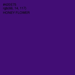 #420E75 - Honey Flower Color Image