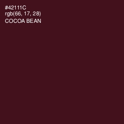 #42111C - Cocoa Bean Color Image