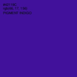 #42119C - Pigment Indigo Color Image