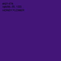 #42147A - Honey Flower Color Image