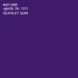 #421A6B - Scarlet Gum Color Image