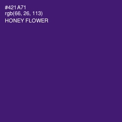 #421A71 - Honey Flower Color Image