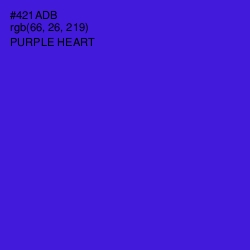 #421ADB - Purple Heart Color Image