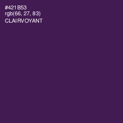 #421B53 - Clairvoyant Color Image
