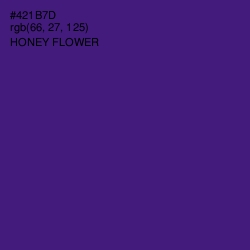 #421B7D - Honey Flower Color Image