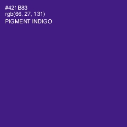 #421B83 - Pigment Indigo Color Image