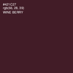 #421C27 - Wine Berry Color Image