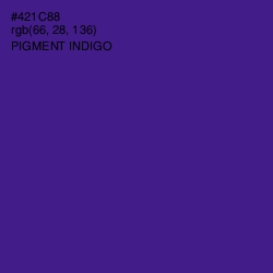 #421C88 - Pigment Indigo Color Image