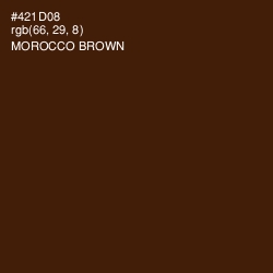 #421D08 - Morocco Brown Color Image