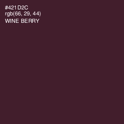 #421D2C - Wine Berry Color Image