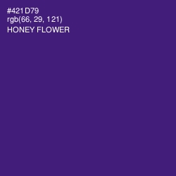 #421D79 - Honey Flower Color Image