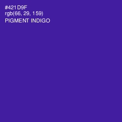 #421D9F - Pigment Indigo Color Image