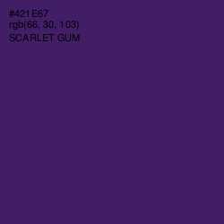 #421E67 - Scarlet Gum Color Image