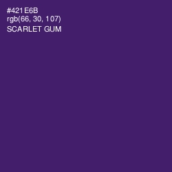 #421E6B - Scarlet Gum Color Image