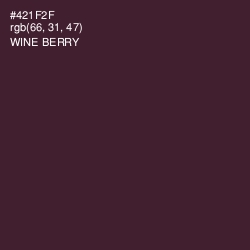 #421F2F - Wine Berry Color Image