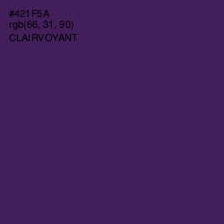 #421F5A - Clairvoyant Color Image