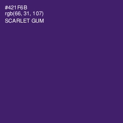 #421F6B - Scarlet Gum Color Image