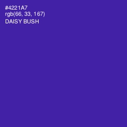 #4221A7 - Daisy Bush Color Image