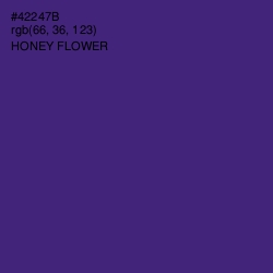 #42247B - Honey Flower Color Image