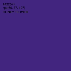 #42257F - Honey Flower Color Image