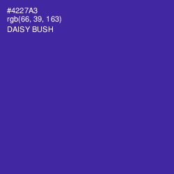 #4227A3 - Daisy Bush Color Image